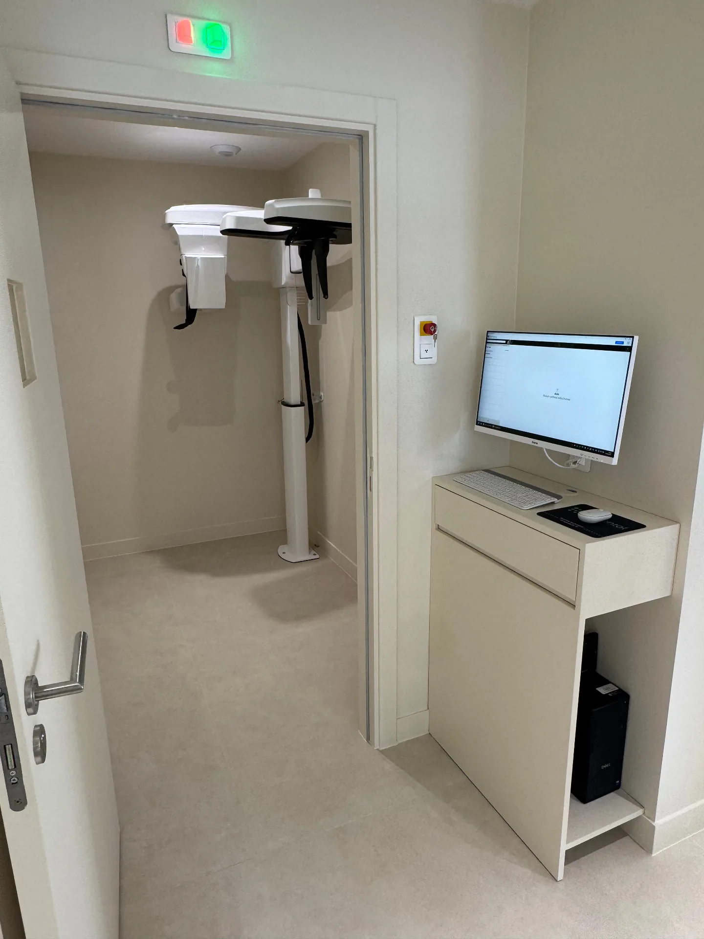Salle de radiologie du Cabinet Monte-Cristo, cabinet médico-dentaire à Marly-le-Roi, Yvelines